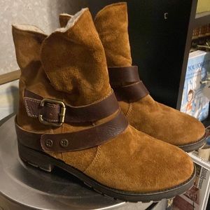 Naturalized Talley suede ankle boots